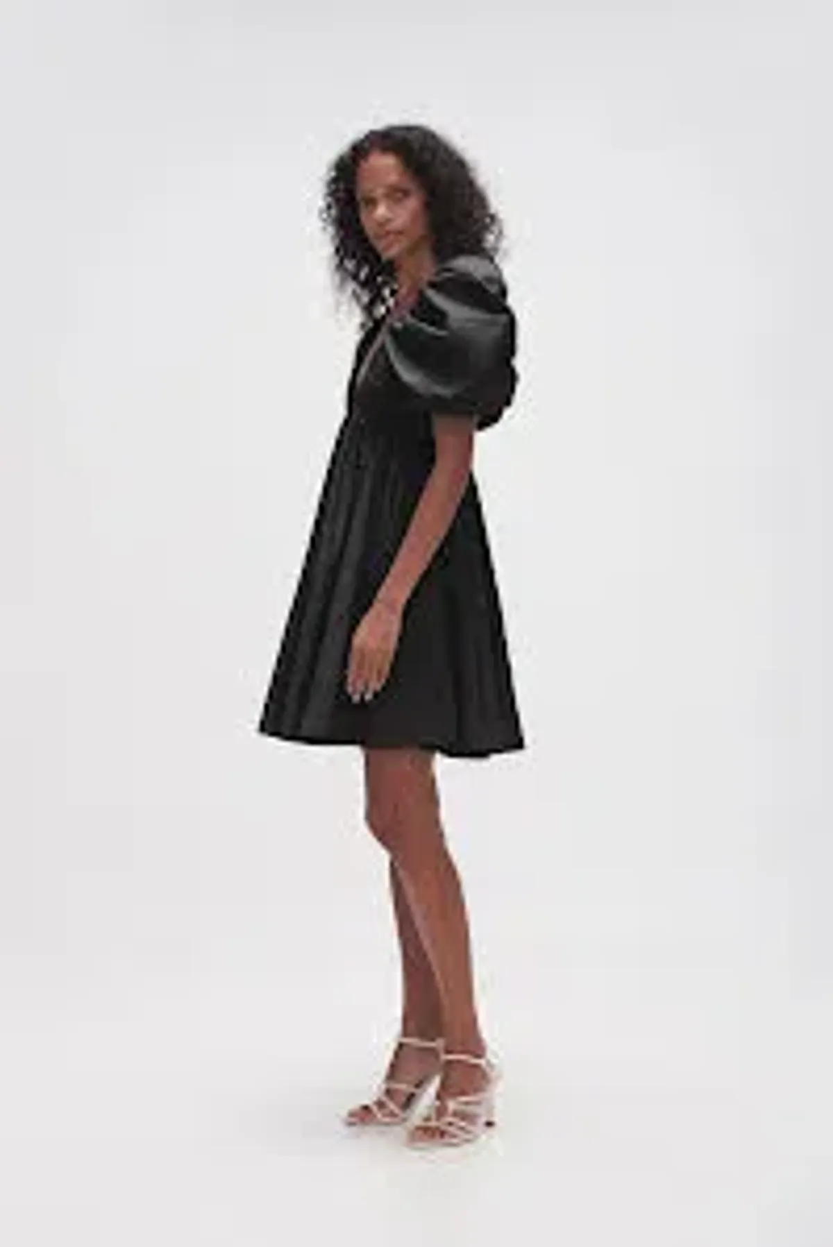 🖤 AJE Gabriella Plunge Mini Dress – Black – Size AU 6 🖤 - Image 3