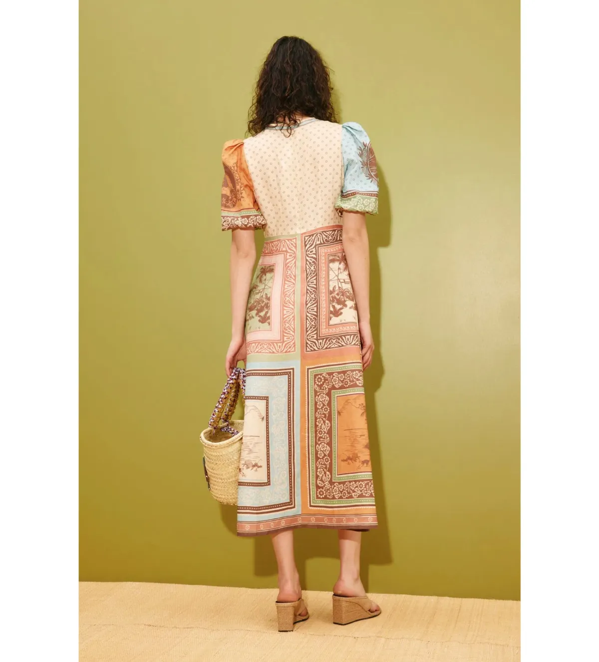 Alemais Alberta Midi Dress in Print Size AU12 - Image 3