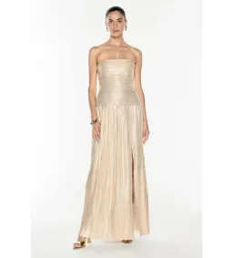 Manning Cartell Love and Lustre Dress in Gold Size AU8 for rent on The Volte - image 1
