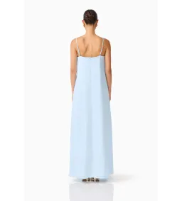 Elliatt Buttercup Embroidered Maxi Dress In Blue Size AU10 for rent on The Volte - image 4