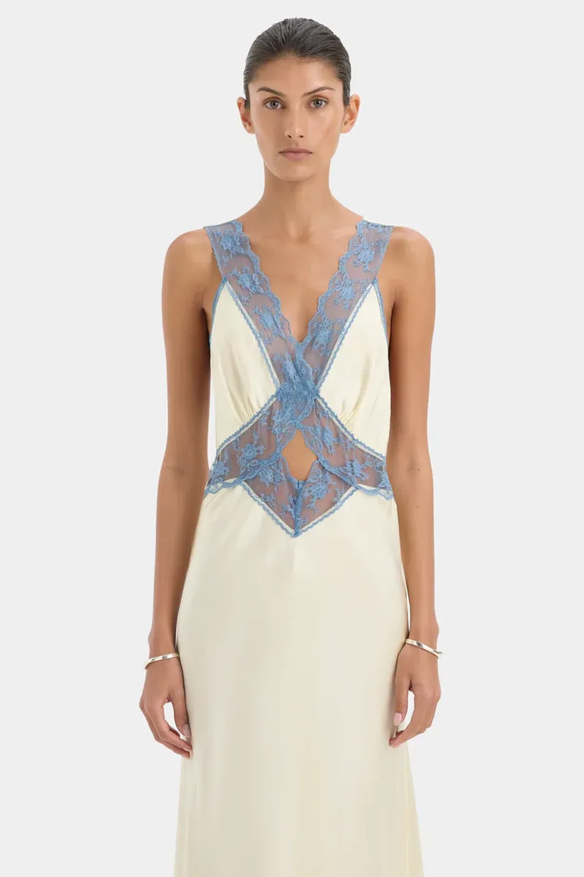 Sir Aries Cut Out Gown Butter Size 0P - Image 4