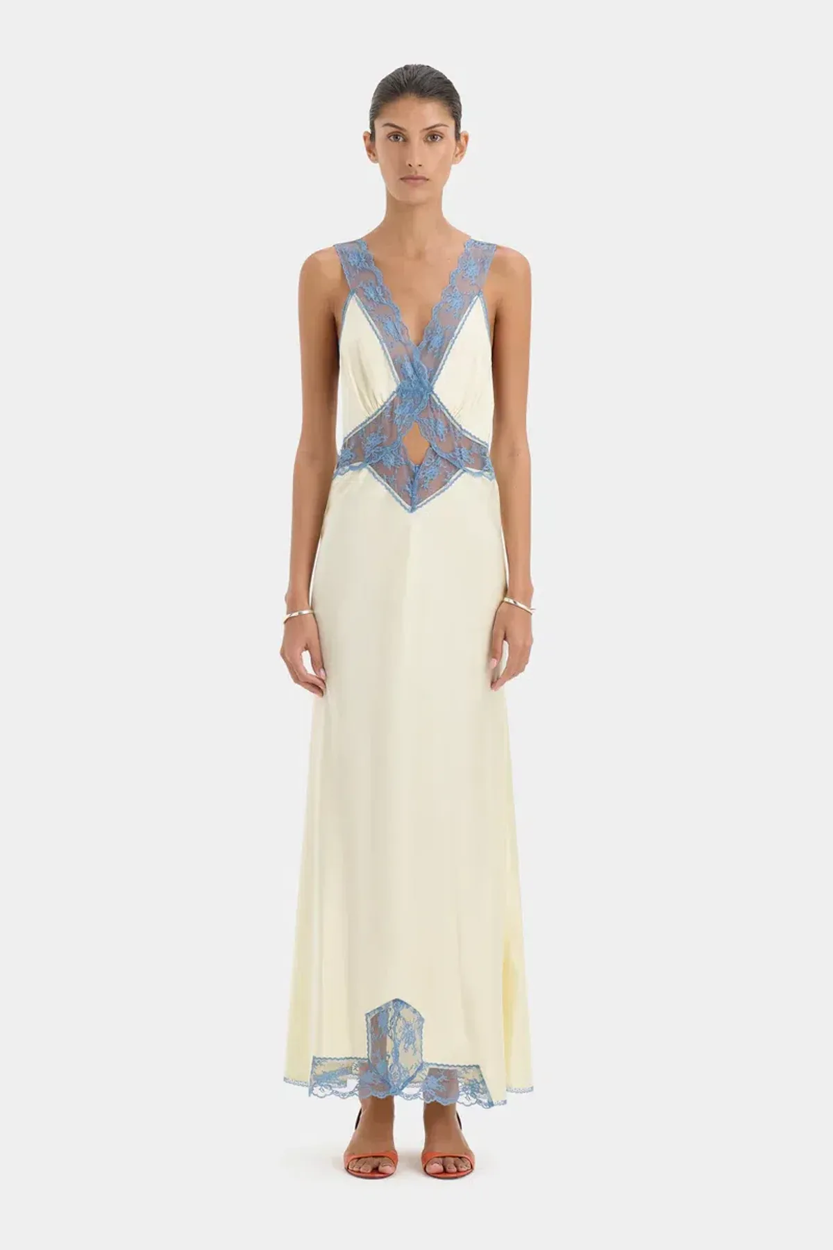Sir Aries Cut Out Gown Butter Size 0P - Image 1