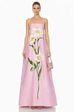 LEO LIN Frances Applique Maxi Dress Size AU12 for rent on The Volte - image 1