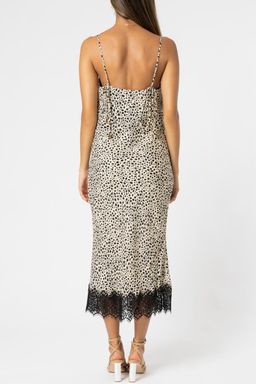 Rebecca Vallance Anya Slip Midi Dress Print Size 8 for rent on The Volte - image 3