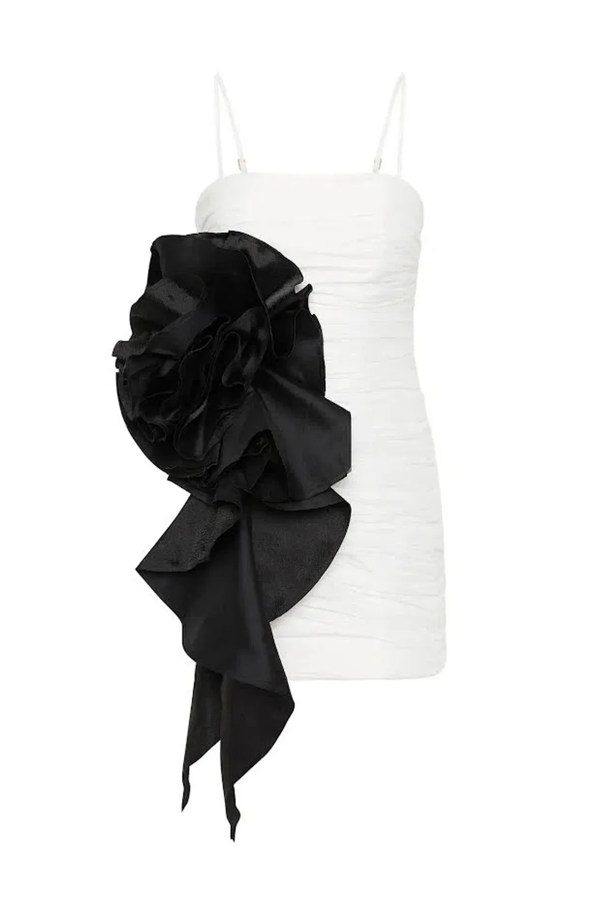 New AJE Potion Spiral Mini Dress in Ivory White & Black - Size 8 AU - Image 12