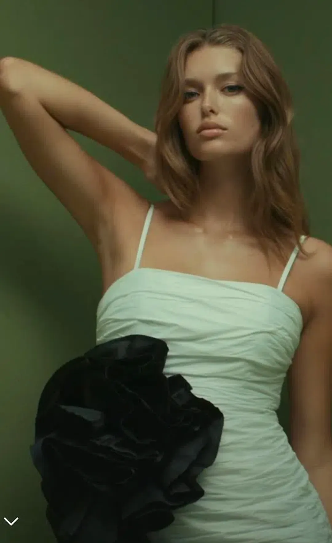 New AJE Potion Spiral Mini Dress in Ivory White & Black - Size 8 AU for rent on The Volte - main image