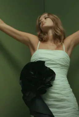 New AJE Potion Spiral Mini Dress in Ivory White & Black - Size 8 AU for rent on The Volte - image 10