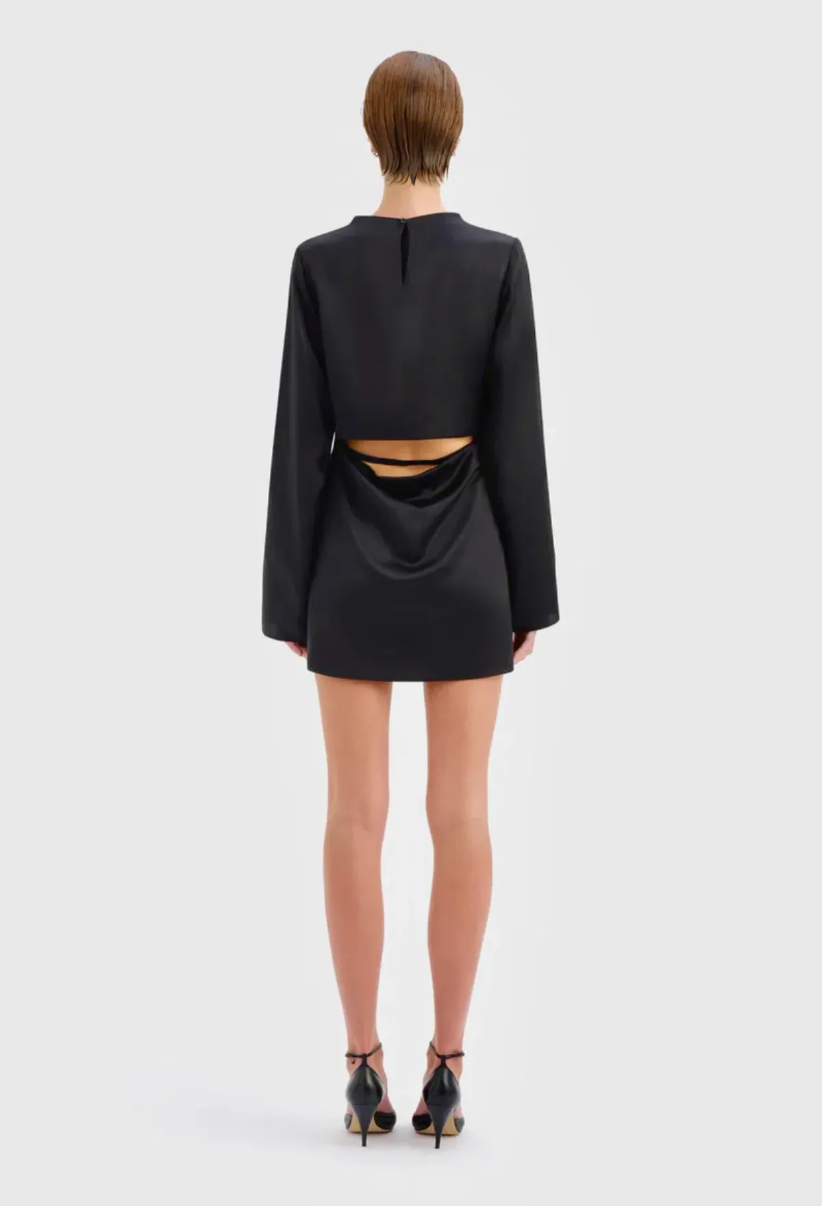 Sir the Label Yasmine Mini Dress Black s0 - Image 1
