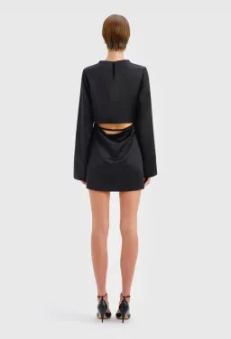 Sir the Label Yasmine Mini Dress Black s0 for rent on The Volte - image 1