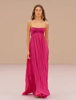 Zimmermann Luna Jersey Bandeau Gown s0 for rent on The Volte - image 3