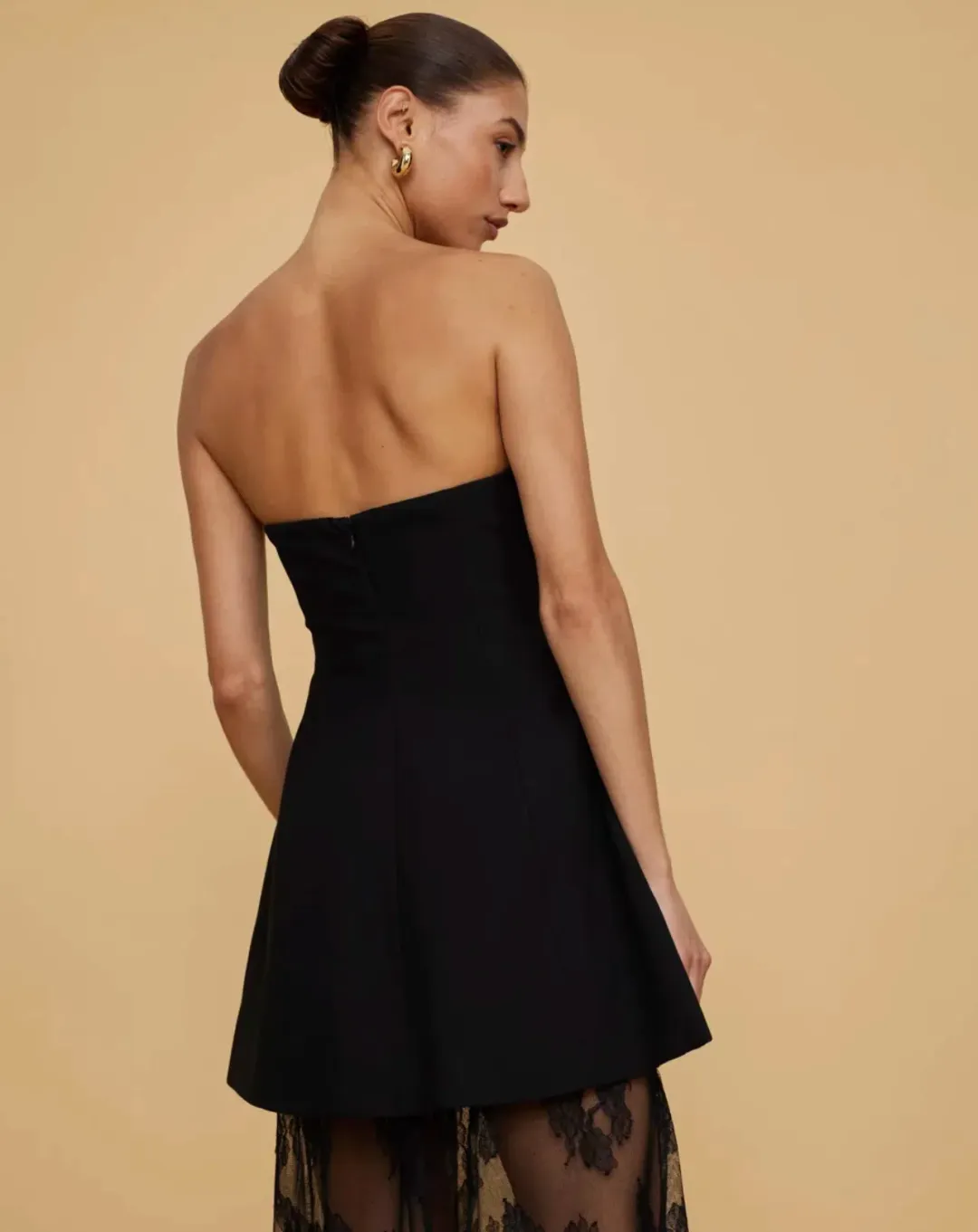 Chancery Lily Lace Dress - Black - Size 14 for rent on The Volte - main image