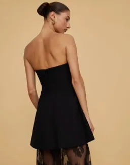 Chancery Lily Lace Dress - Black - Size 14 for rent on The Volte - image 3