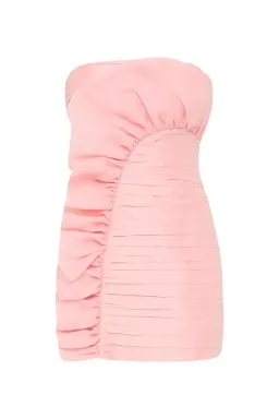 🩷 AJE Telma Ruffle Micro Mini Dress – Pink Quartz – Size AU 12 🩷 for rent on The Volte - image 9