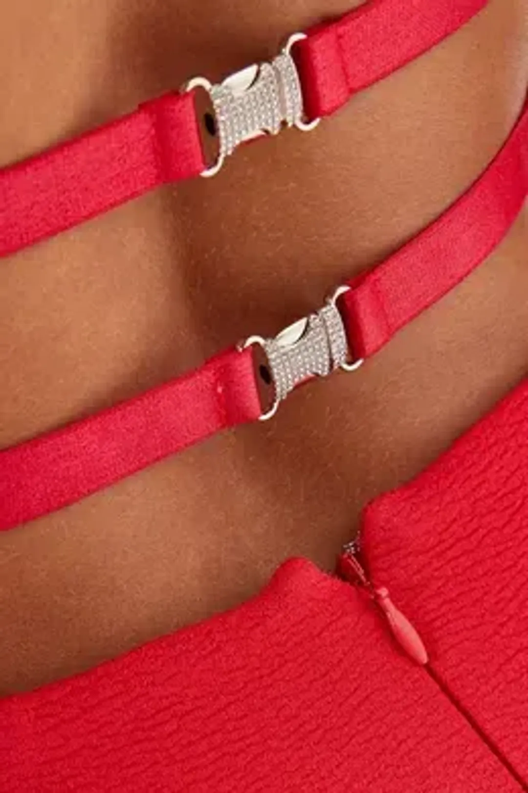 Red Claudia Elle Zeitoune maxi dress Size 6 for rent on The Volte - main image