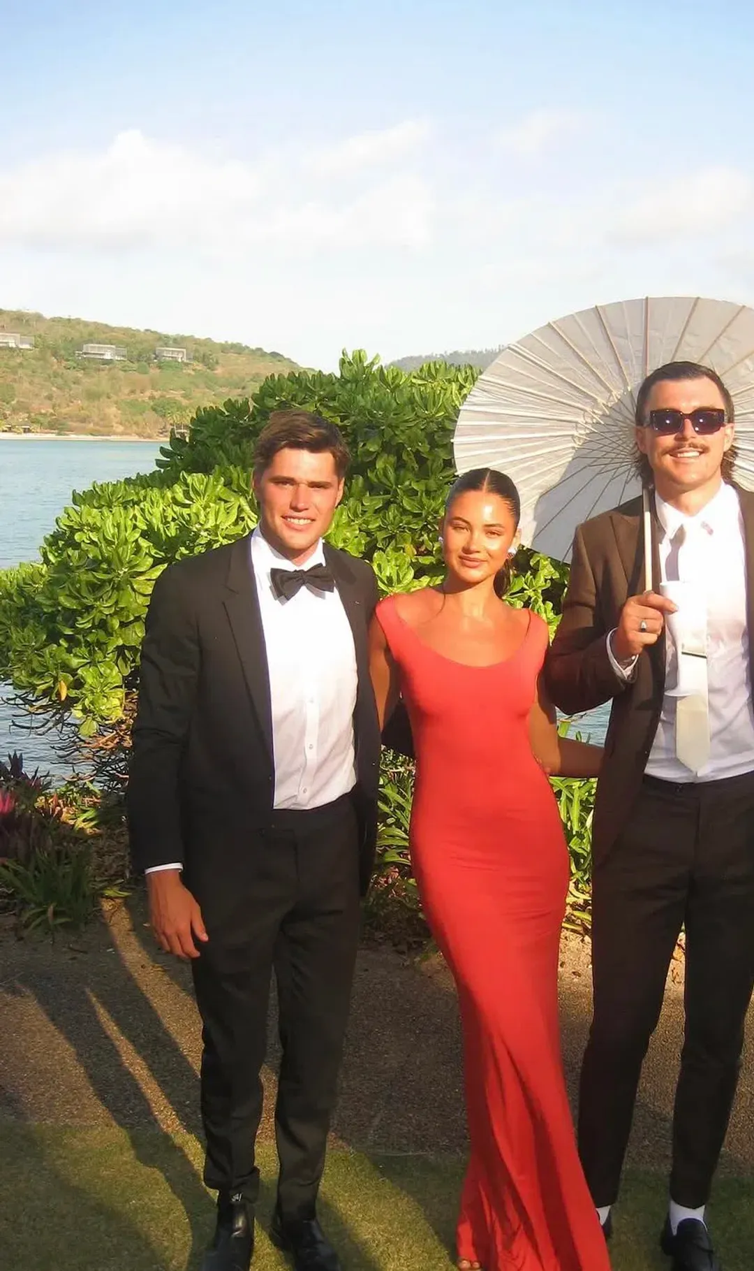 MISHA Margot jersey dress in chilli 🌶️ size: SMALL for rent on The Volte - main image