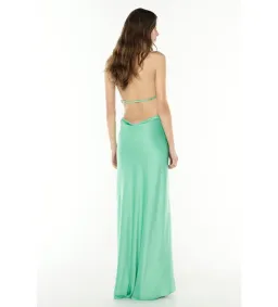 💚 Manning Cartell Evening Trance Slip Dress – Turquoise Green – Size AU 8 💚 for rent on The Volte - image 4