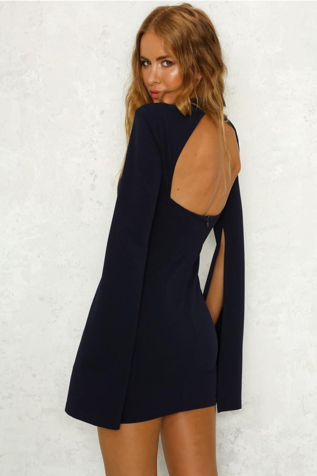 Mossman The Sense Of Mystery Mini Dress Black Size 6 for rent on The Volte - main image