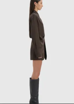 Sir Sorrento Shirtdress in Chocolate Size 1/8 for rent on The Volte - image 2