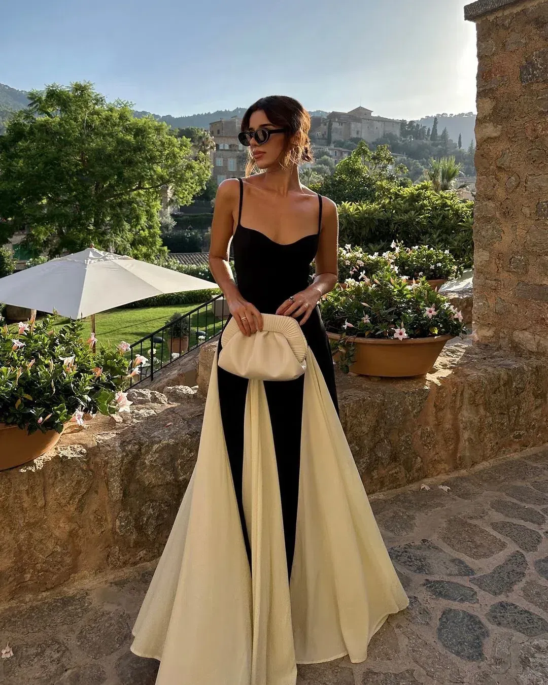 Arcina Ori Paloma Dress Black/White Size S (AU 8) for rent on The Volte - main image