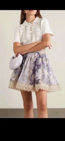 Zimmerman celestial panelled skirt for rent on The Volte - image 3