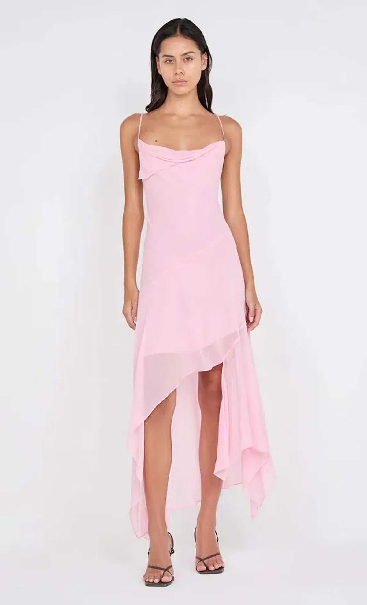 🩷 BEC and BRIDGE Tallis Asymmetrical Dress – Powder Pink – Size AU 10 🩷 - Image 2