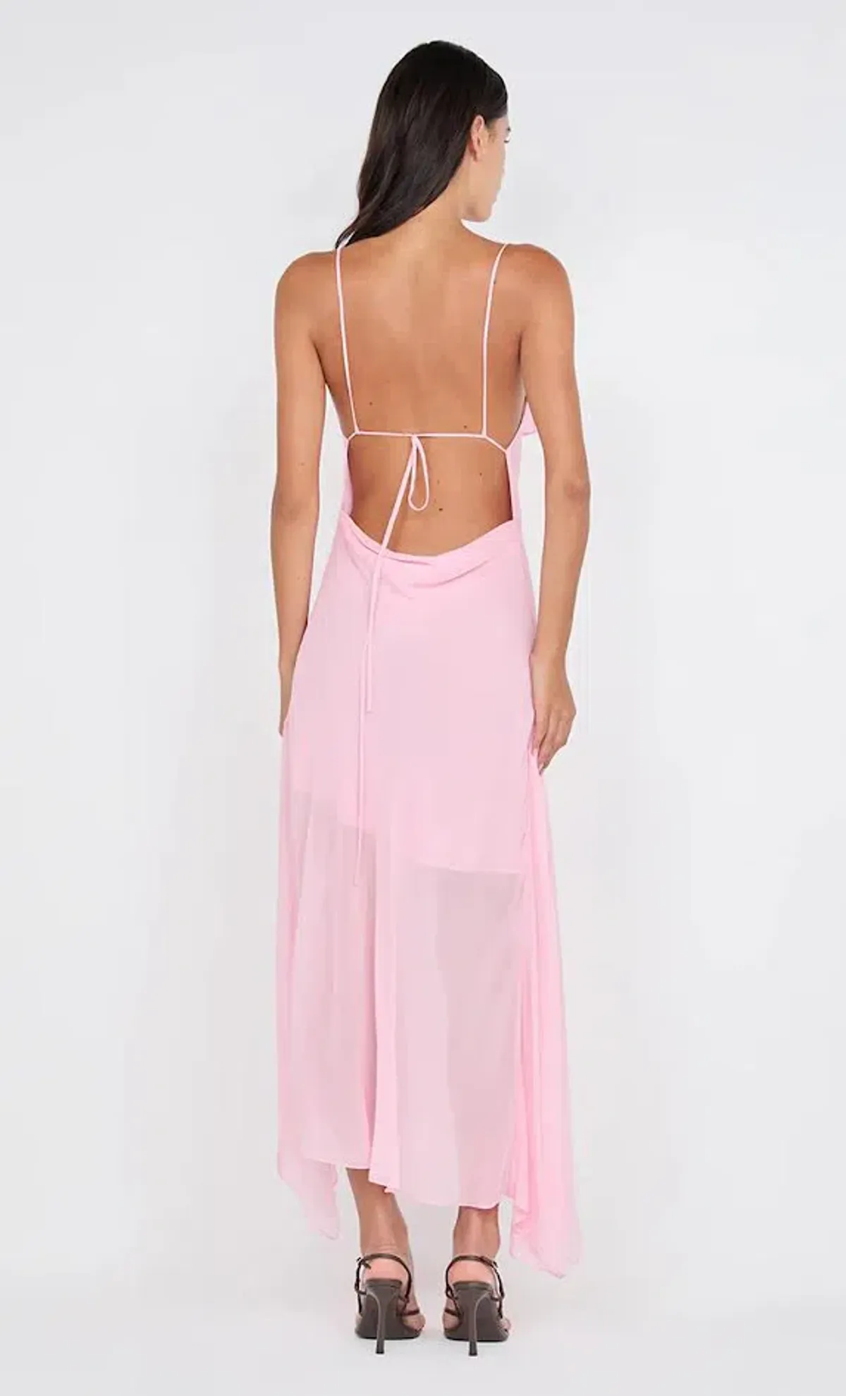 🩷 BEC and BRIDGE Tallis Asymmetrical Dress – Powder Pink – Size AU 10 🩷 - Image 1