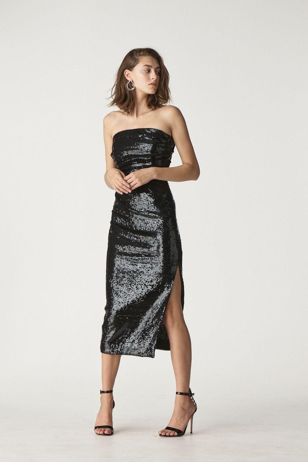 Rachel Gilbert Val Dress Black Size 4 - Image 1