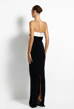 Effie Kats Madison Gown - Black Velvet Size M for rent on The Volte - image 2