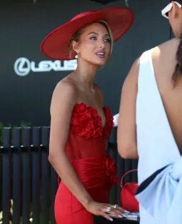 MADOH. Red midi dress for rent on The Volte - image 8