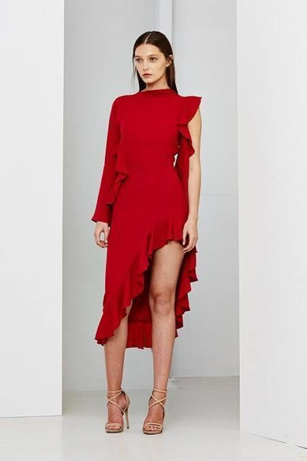 Maurie and Eve Sabine Dress Red size 10 for rent on The Volte - main image
