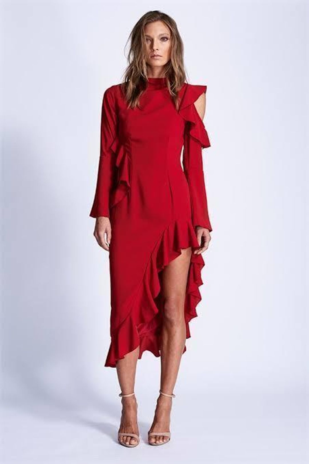 Maurie and Eve Sabine Dress Red size 10 for rent on The Volte - main image
