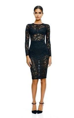 MISHA Camilla Lace Dress black size 8 for rent on The Volte - image 1