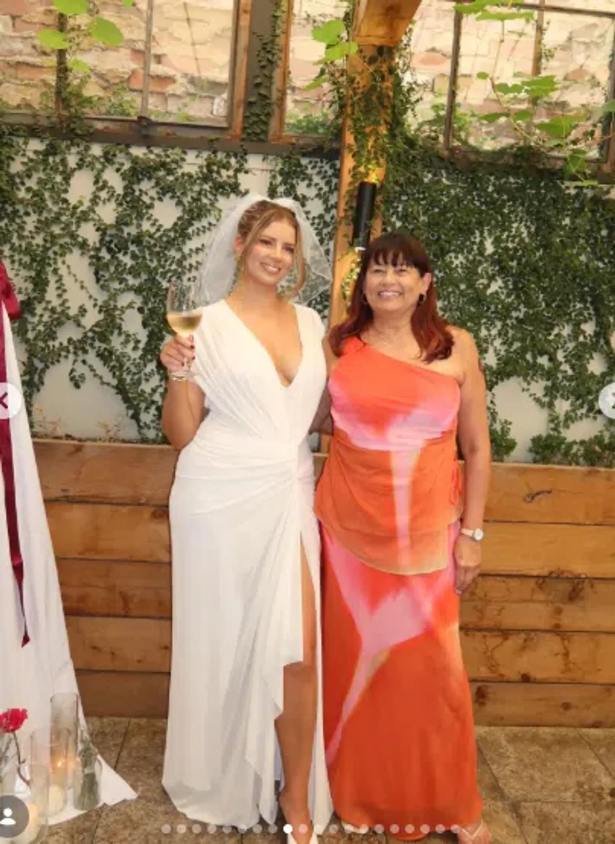 Bec and Bridge Leia Drape Gown Butter Cream White Size 12 - Image 6