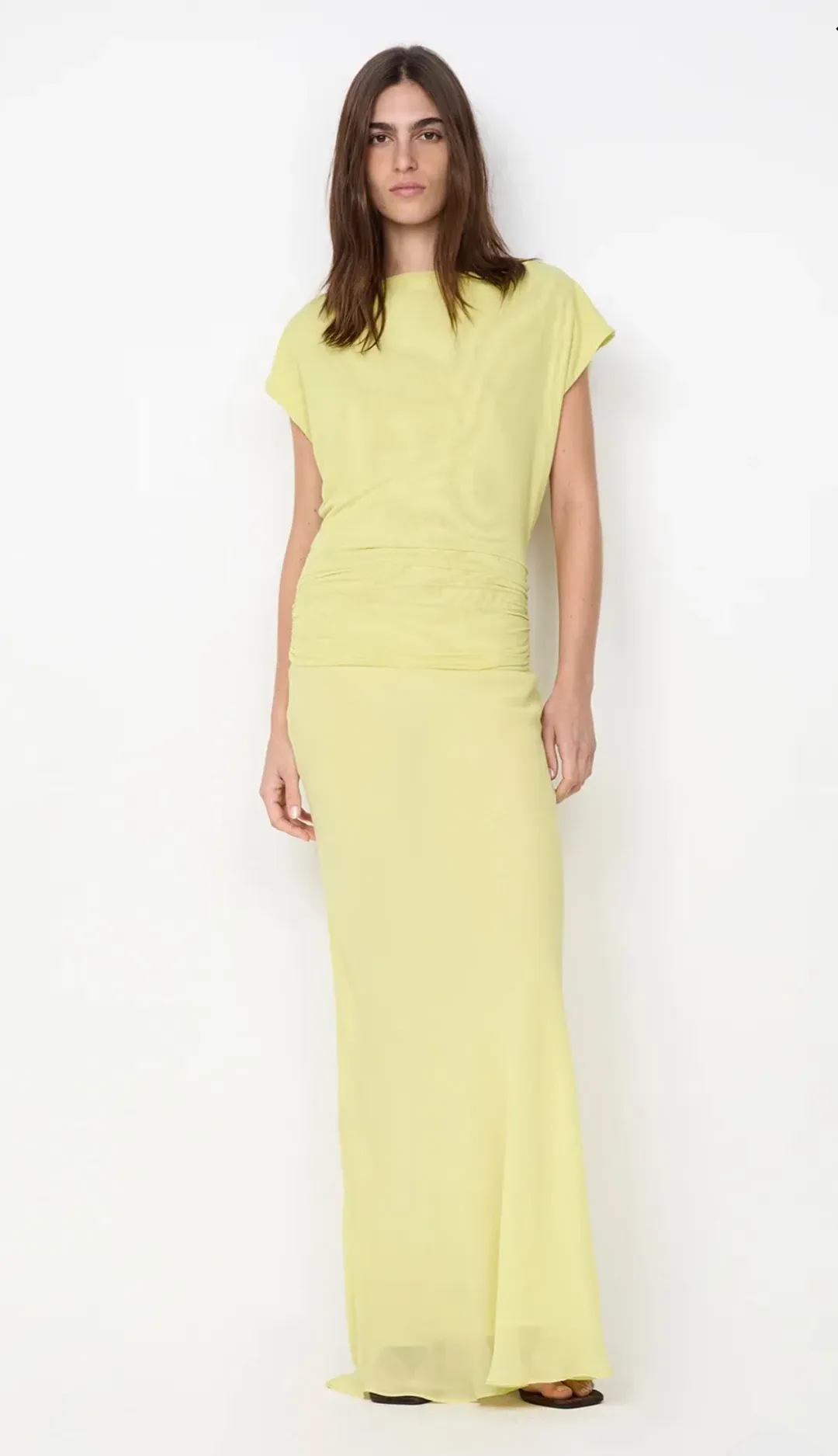 BEC AND BRIDGE JENAYA ASYM DRESS CITRUS SIZE 14 for rent on The Volte - main image