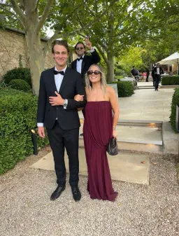 PLT MULBERRY MESH DRAPE BANDEAU MAXI DRESS SIZE 12 for rent on The Volte - image 3