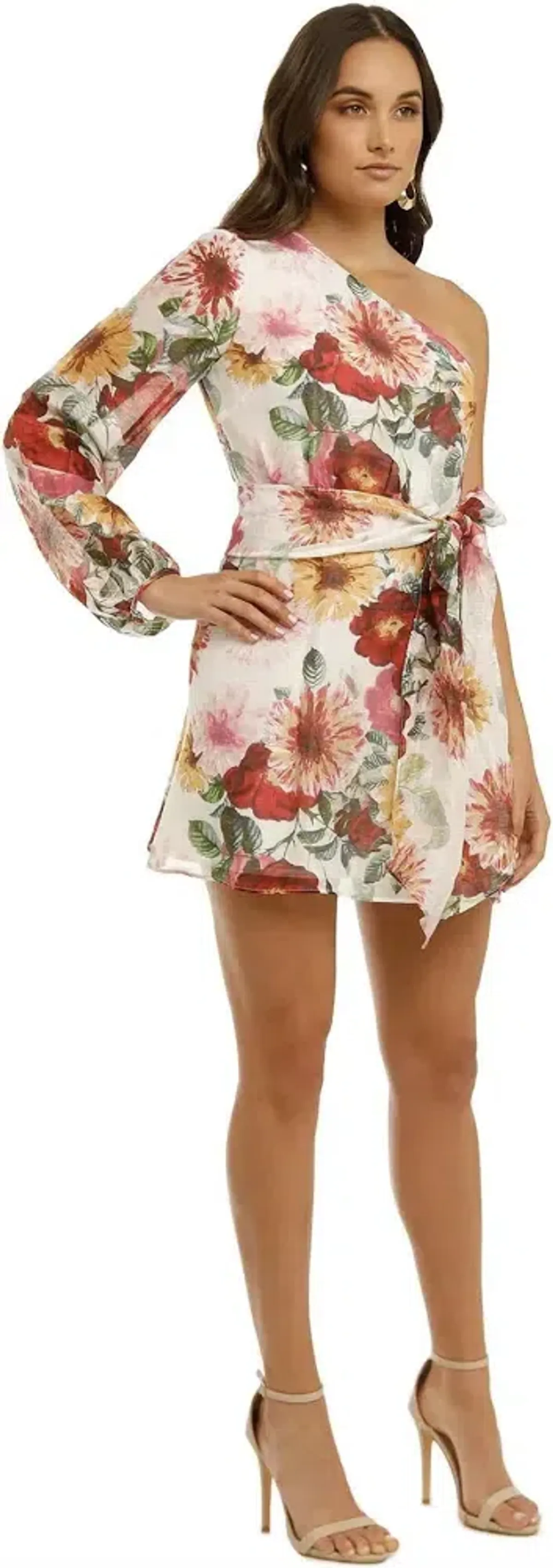 Talulah - Garland One Shoulder Dress - Image 3