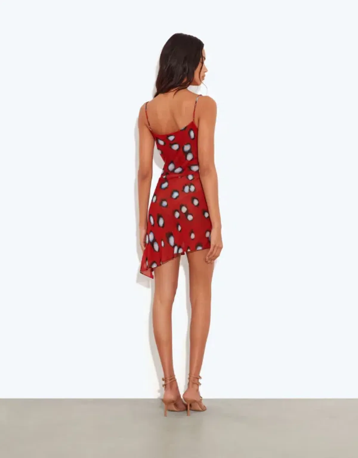 Rat & Boa ROSELA DRESS RED Size M - Image 3