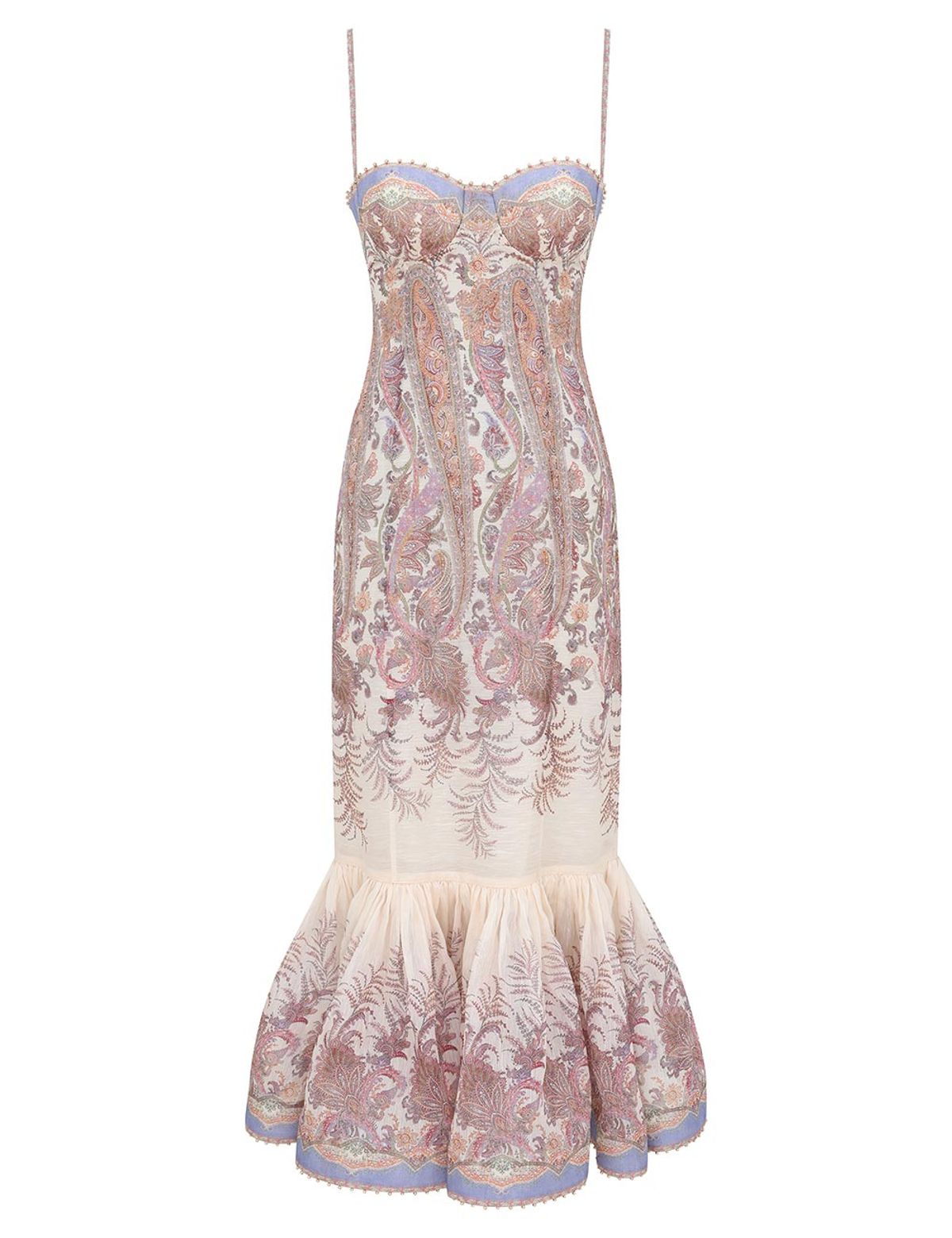 Zimmermann Alchemy Gown Cream Paisley Size OP - Image 1