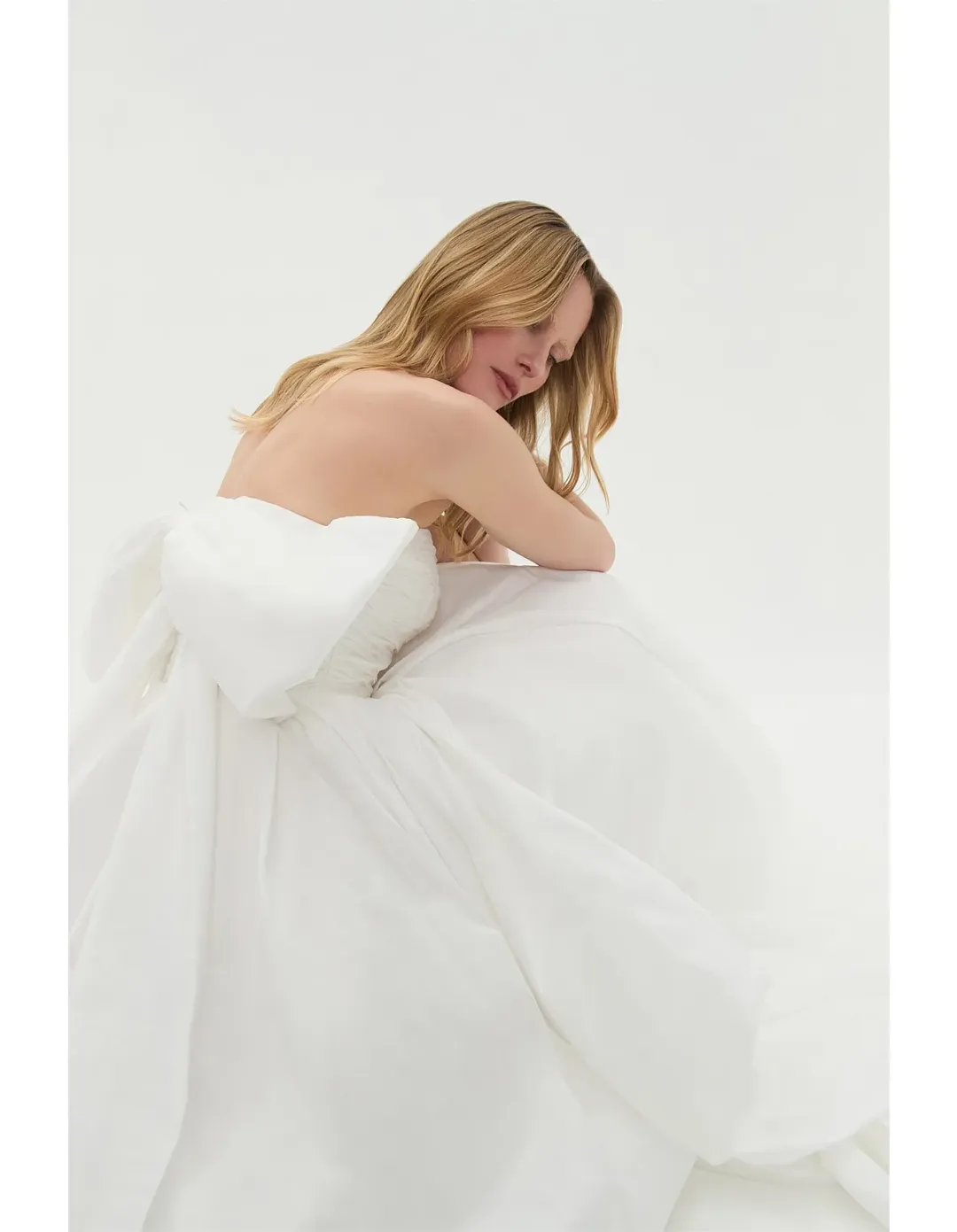 Aje Studio Thea Gown Cream Size 14 for rent on The Volte - main image