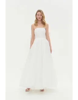 Aje Studio Thea Gown Cream Size 14 for rent on The Volte - image 3