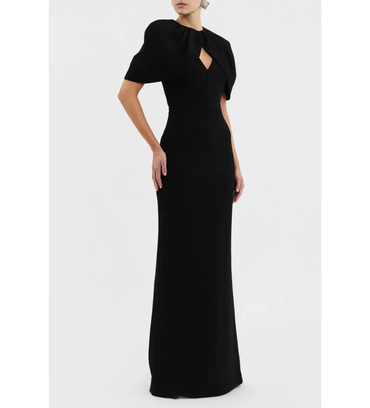 Rebecca Vallance Cameron Full Length Gown in Black Size AU12 - Image 2