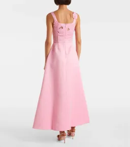 Rianne floral-appliqué maxi dress by Leo Lin Size 8 for rent on The Volte - image 2