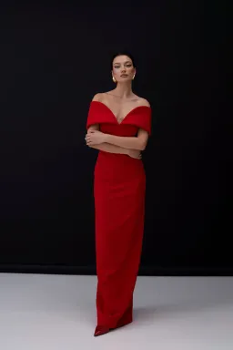 Red Muse by Moos Studio Size 34 for rent on The Volte - image 3