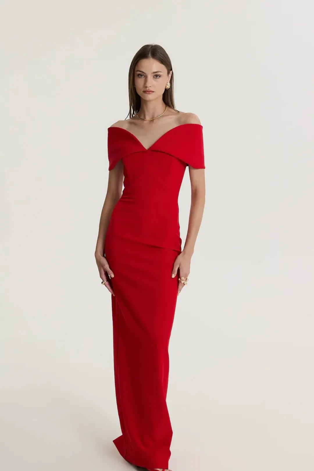 Red Muse by Moos Studio Size 34 for rent on The Volte - main image