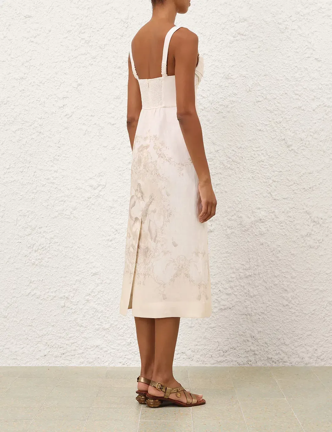 Drape Midi Dress by Zimmermann Size 8 for rent on The Volte - main image