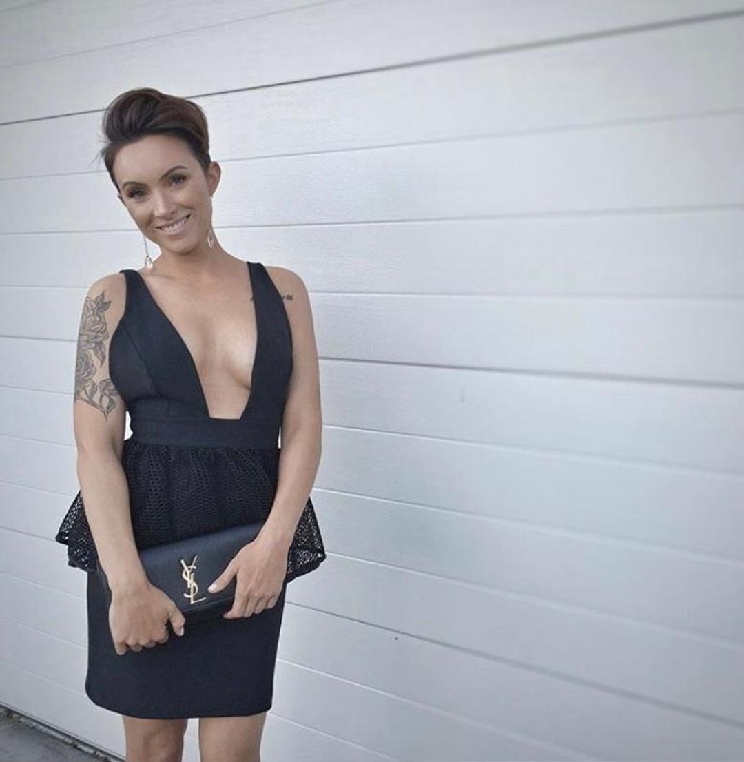 Vanessa Leanda Vienna Mini Dress Black Size 8 for rent on The Volte - main image