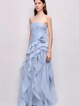Aje Canyon Gown in Blue Size 8 for rent on The Volte - image 2