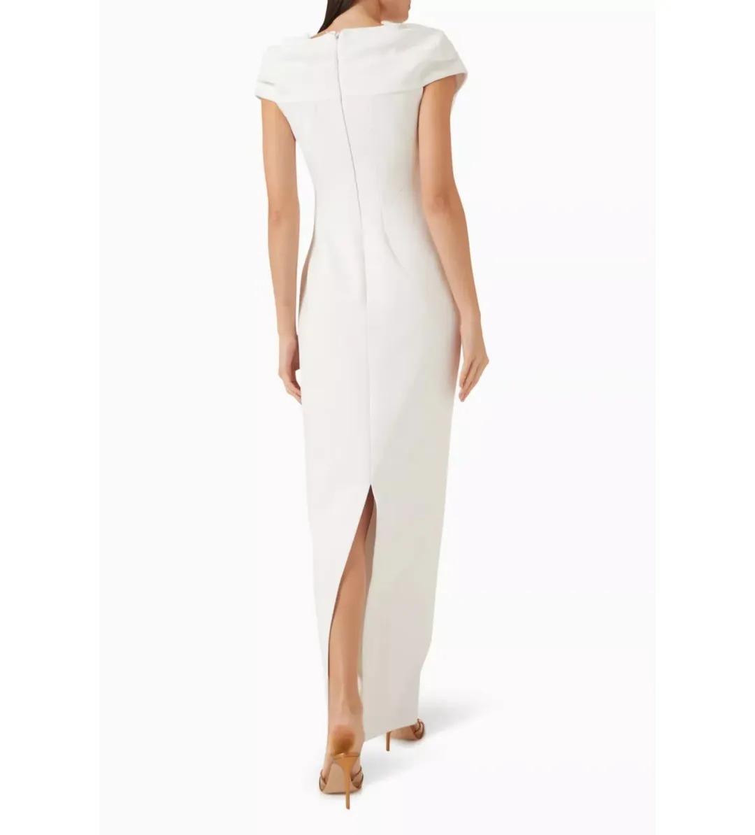 Rachel Gilbert Myra Maxi Gown White Size 8 for rent on The Volte - main image