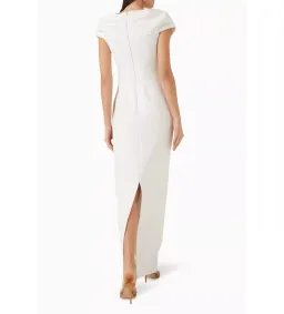 Rachel Gilbert Myra Maxi Gown White Size 8 for rent on The Volte - image 2