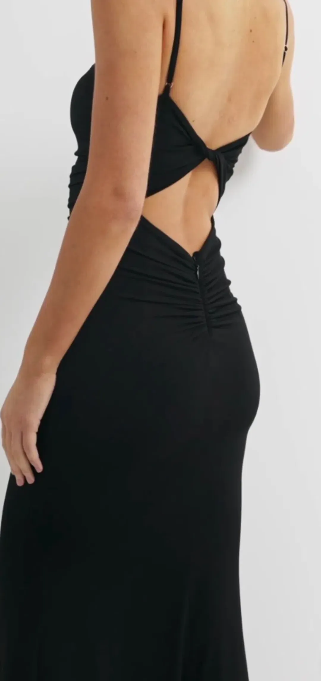 Sheike Chloe Gown Black AU12 for rent on The Volte - main image